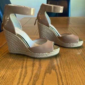 Kenneth Cole Nude Wedges. Worn Briefly for about an hour.